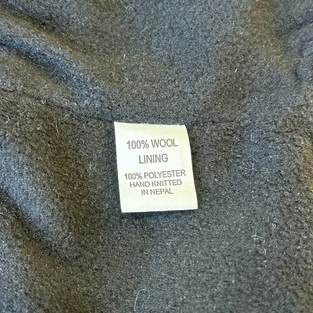 🌟HP🌟Hand-Knitted Aubergine (Purplish) Cable Knit Ear Warmer Nepal - Picture 7 of 7